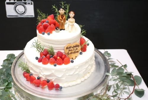 広島の結婚式場 イチゴのショートケーキ